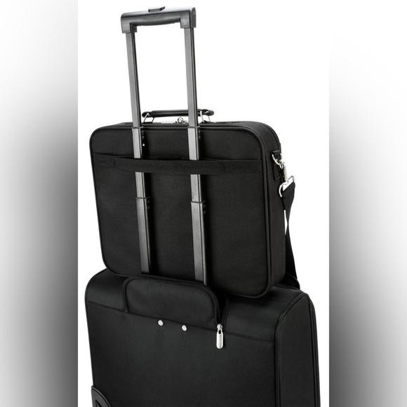 Targus Notepac 15.4" Clamshell laptop carryon Case crossbody brief case NEW - Picture 2 of 2